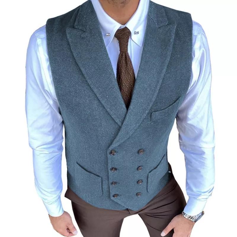 vest double breasted suit