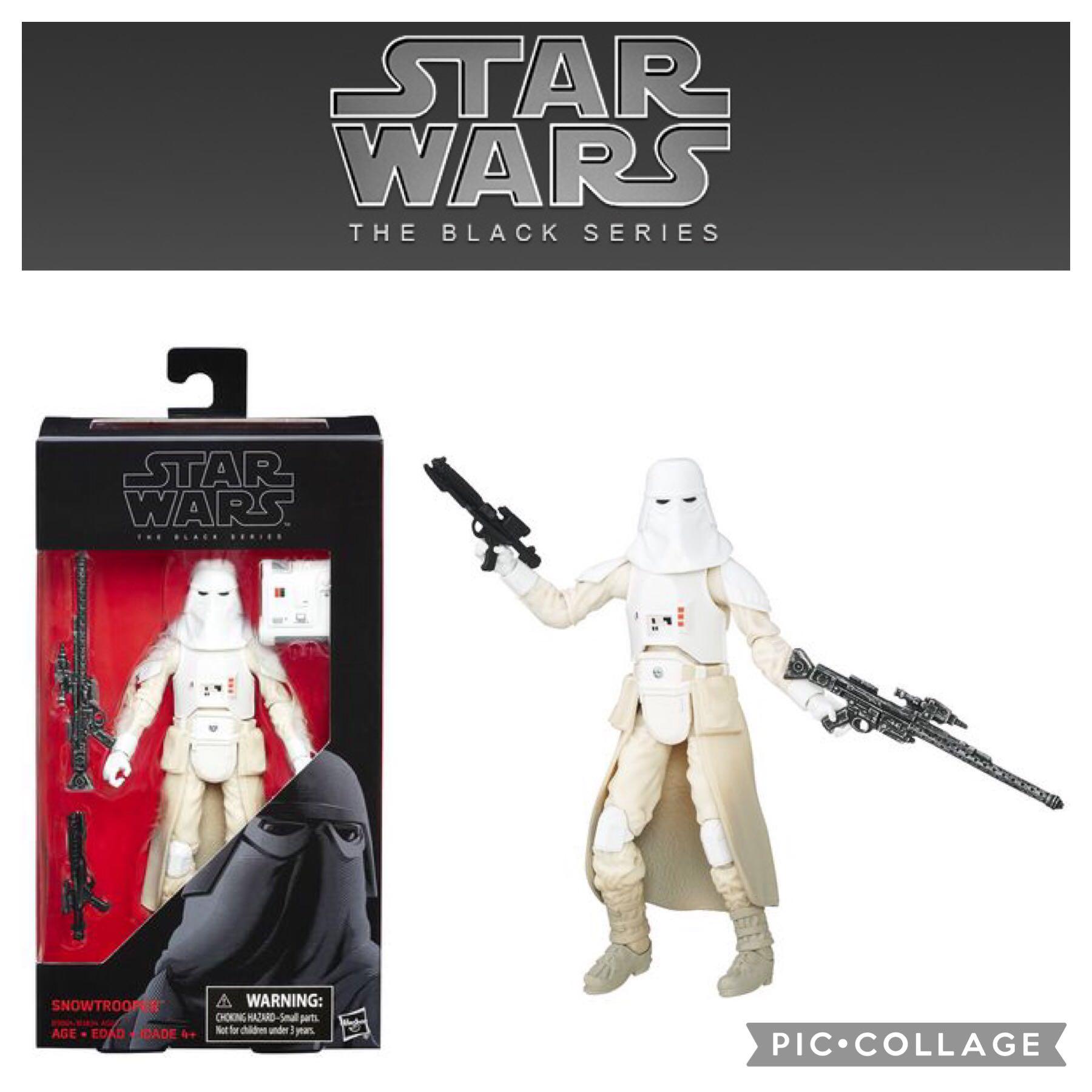 MISB Star Wars The Empire Strikes Back SnowTrooper Black Series 35 Hasbro  Toy 6 inch Snow Trooper Action Figure with weapon accessory authentic brand  new sealed & unopened, Hobbies & Toys, Toys