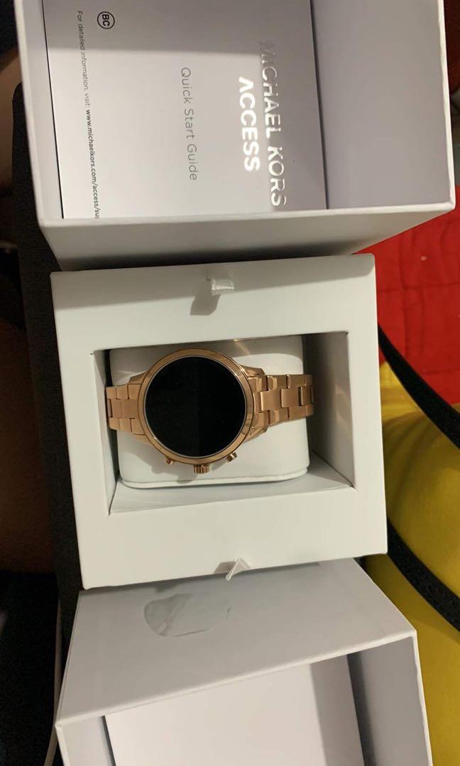 MK Smartwatch Gen 4 Runway Rosegold Women s Fashion Watches