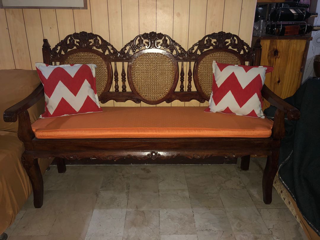 Molave wood Sala Set (Preloved), Furniture & Home Living, Furniture