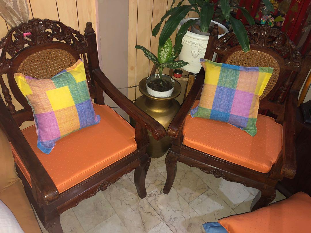Molave wood Sala Set (Preloved), Furniture & Home Living, Furniture