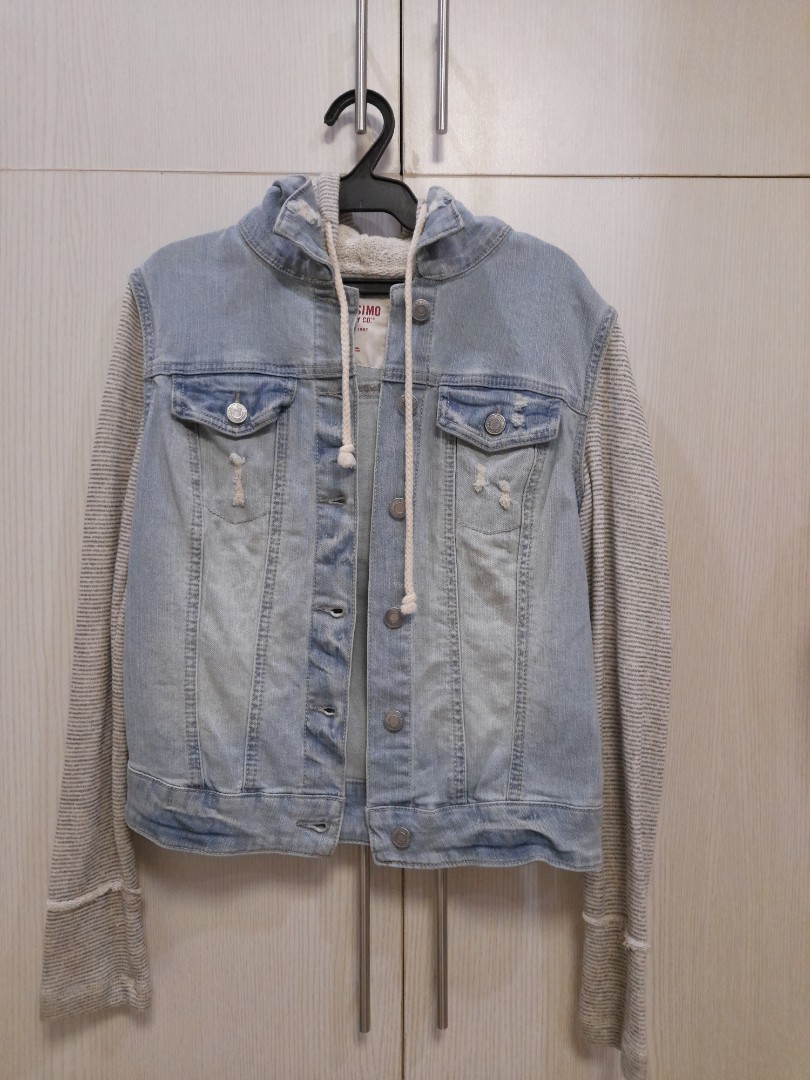 sale Mossimo denim jacket with hoodie 