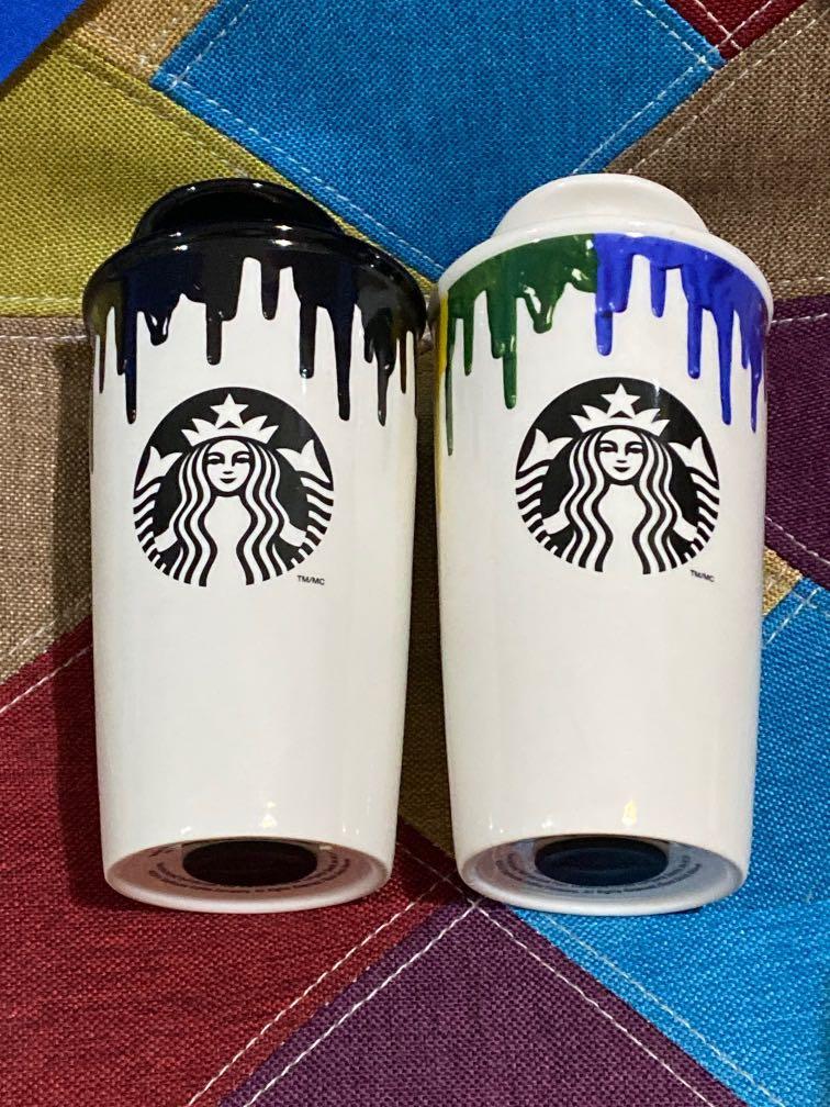 FINAL PRICE!> Bundle of 2 Starbucks Double-walled ceramic mug, Furniture &  Home Living, Kitchenware & Tableware, Water Bottles & Tumblers on Carousell
