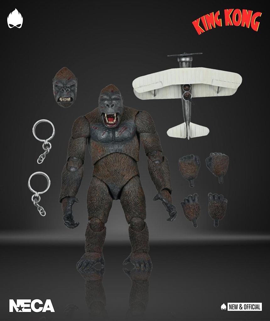 NECA Ultimate 7inch King Kong (Concrete Jungle) ACTION FIGURE IN HAND! CLASSIC!, Hobbies & Toys