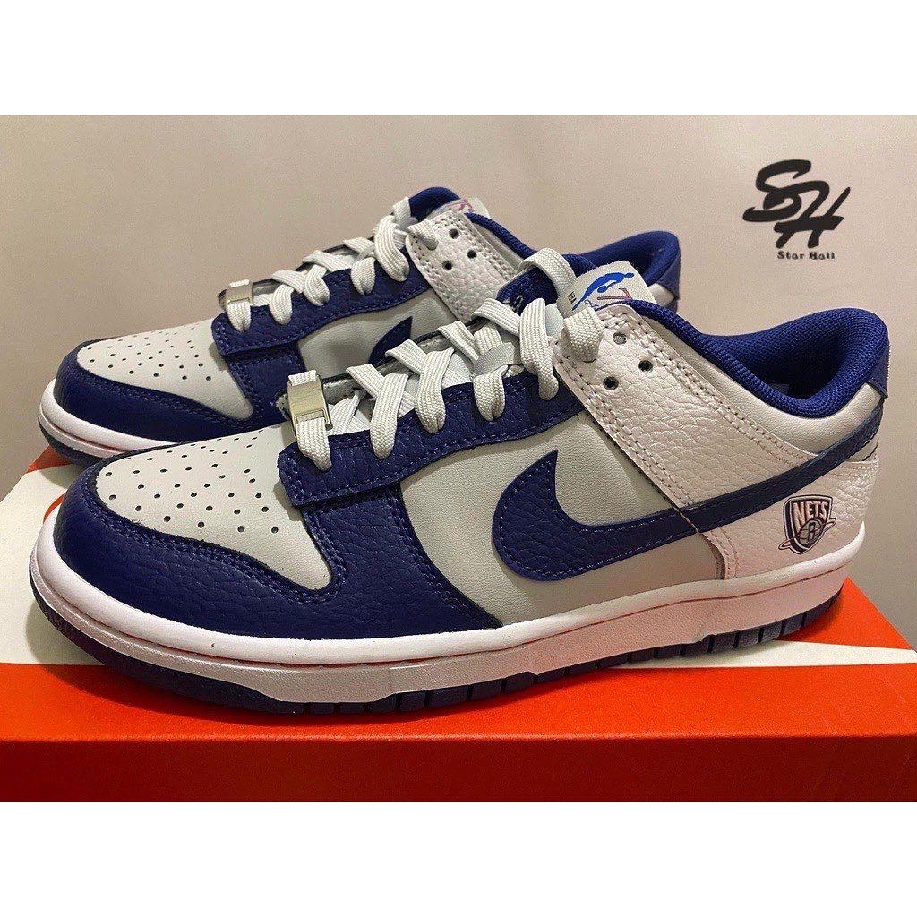 NIKE DUNK LOW 籃網NBA聯名75周年限定款女DO6288-001 男DD3363-001, 他