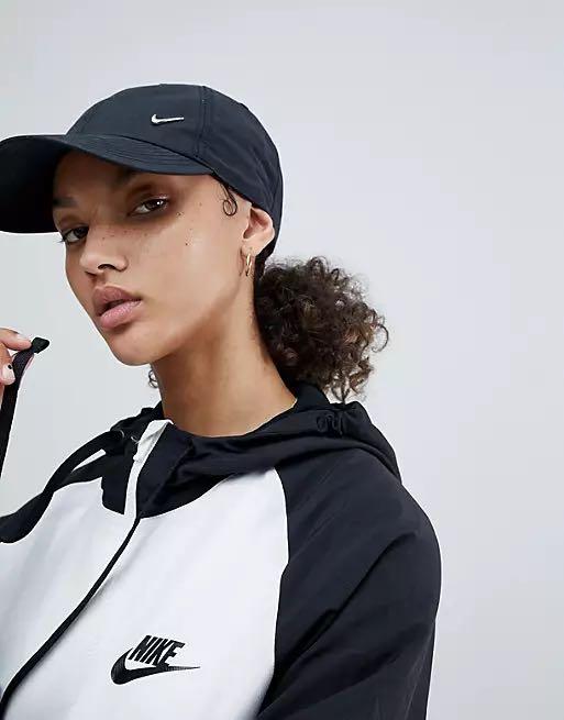 nike metal swoosh cap black 