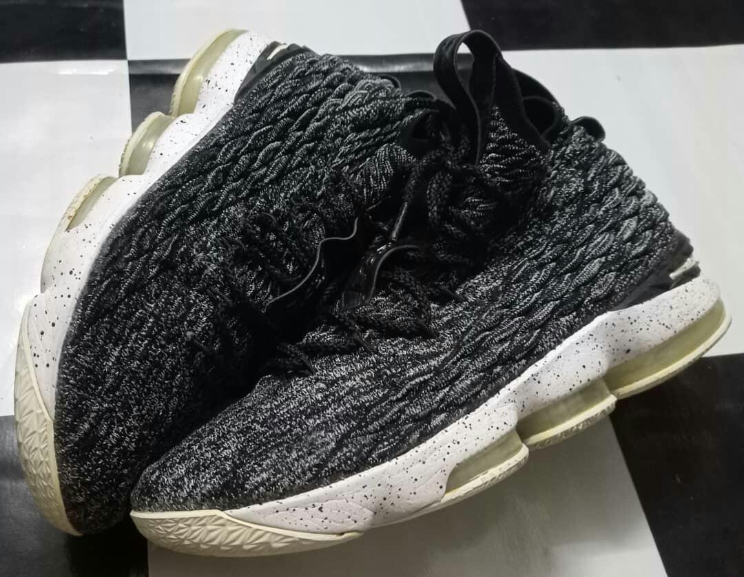 Nike Lebron 15 Ashes Black Oreo Men s Fashion Footwear Sneakers