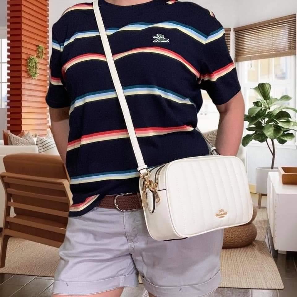 Ćoach Jes Crossbody w/ Linear Quilting Bag, Luxury, Bags & Wallets on  Carousell