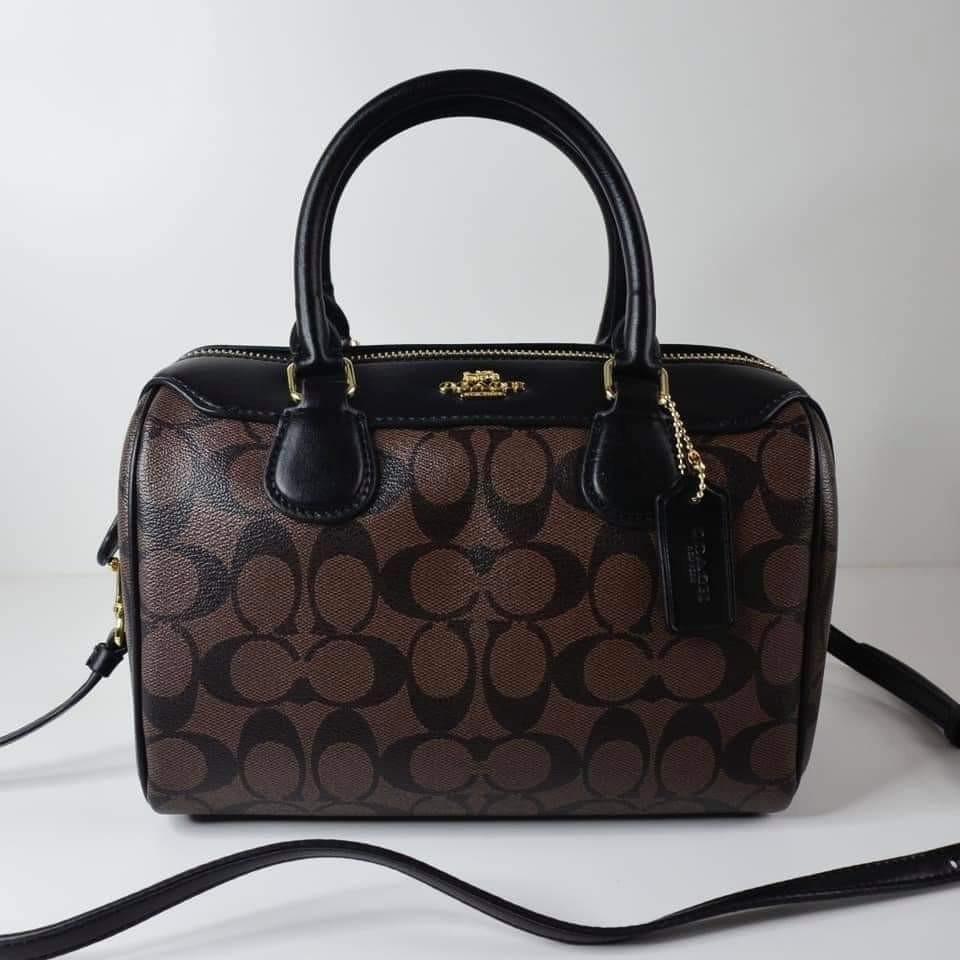 Coach Mini Bennet Satchel, Luxury, Bags & Wallets on Carousell