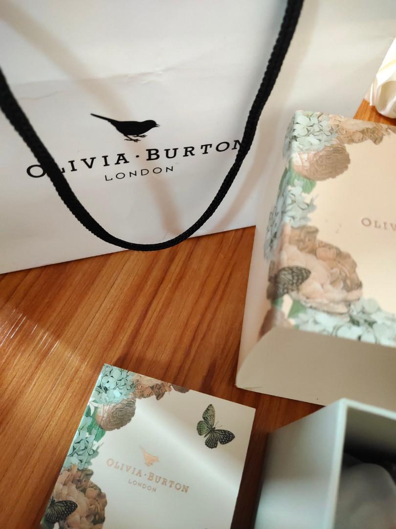 Olivia burton abstract florals ladies watch OB16VM26 Fesyen