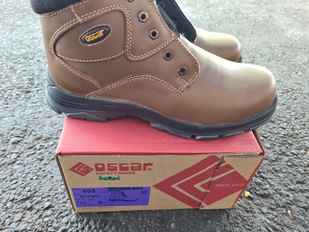 Oscar Safety Boots 805 Khaki UK8