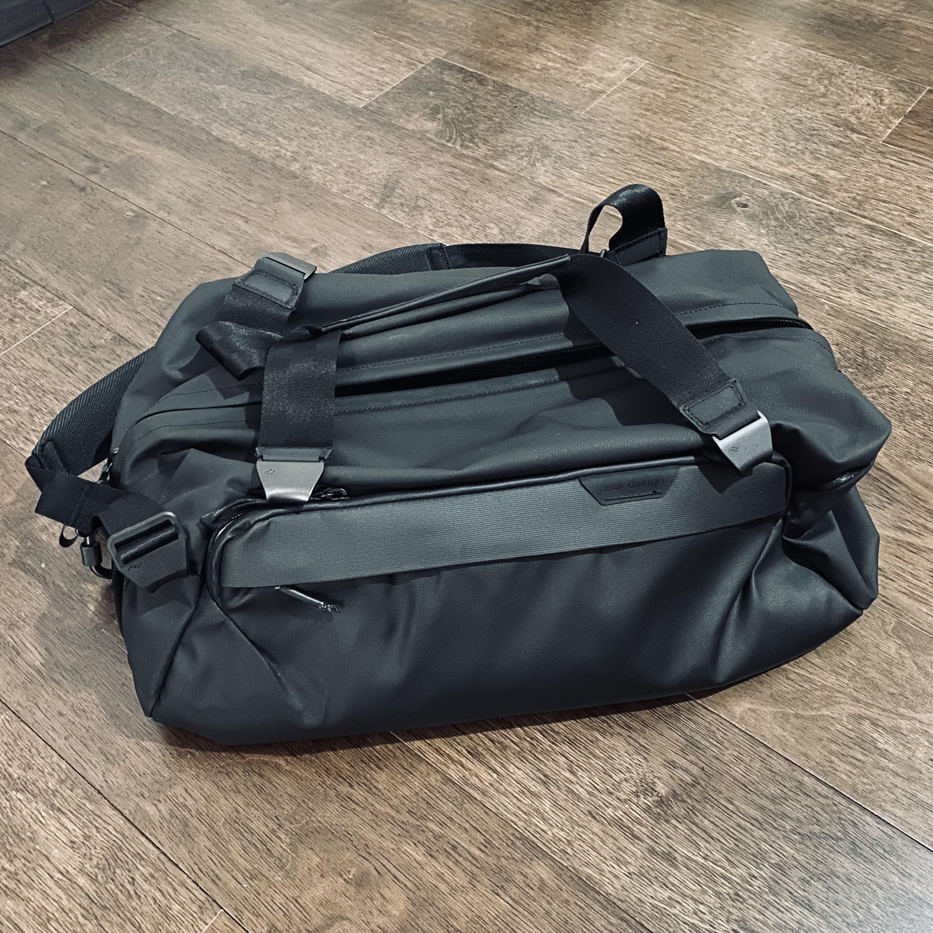 Peak Design Travel Duffel 35L Black gym travel crumpler bellroy outdoor gregory bag