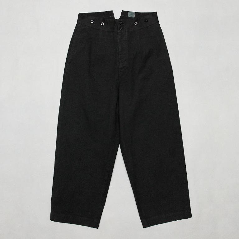 工工】PHLANNEL SOL Trousers FW-128 日本製特殊剪裁微錐形長褲特殊染