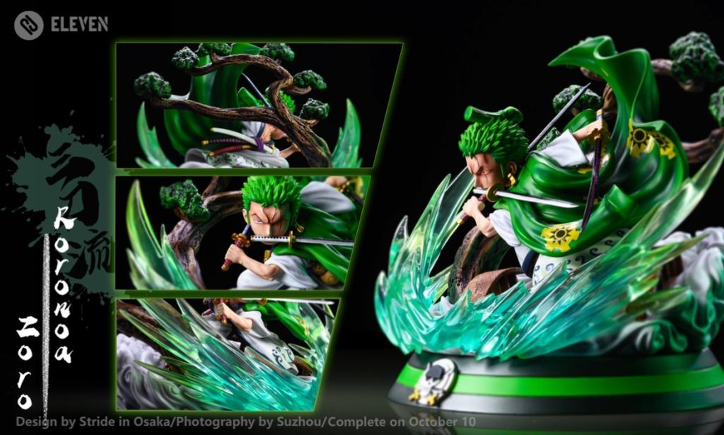 Po Eleven Studio One Piece Wano Country Series Roronoa Zoro Figure Statue Hobbies Toys Toys Games On Carousell