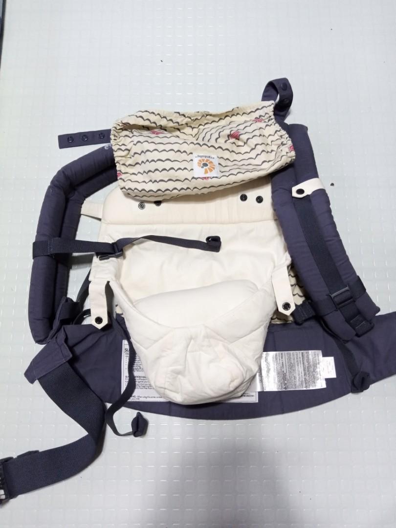 Pre loved Ergobaby original 3 position Baby carrier sailor design