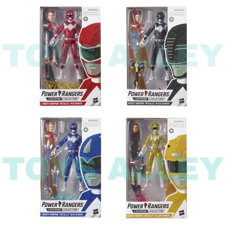 [Preorder] Power Rangers Lightning Collection Mighty Morphin Red Black ...