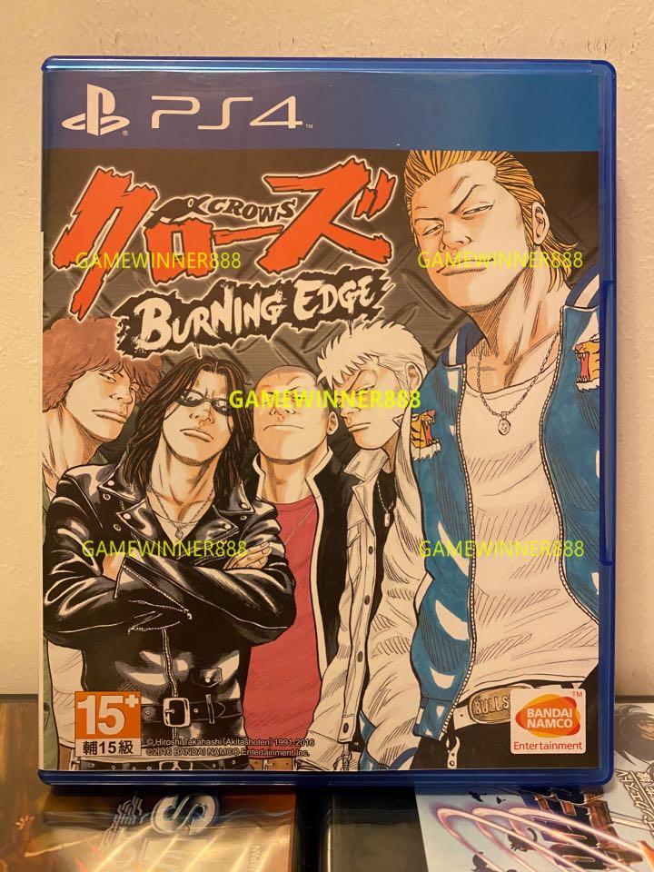 中古二手 Ps4遊戲熱血高校漂丿男子漢燃燒邊緣crows Burning Edge 港版日文版 本作是髙橋ヒロシ原著 連載於 月刊少年チャンピオン 的人氣不良漫畫 漂丿男子漢 クローズ 將以被稱為