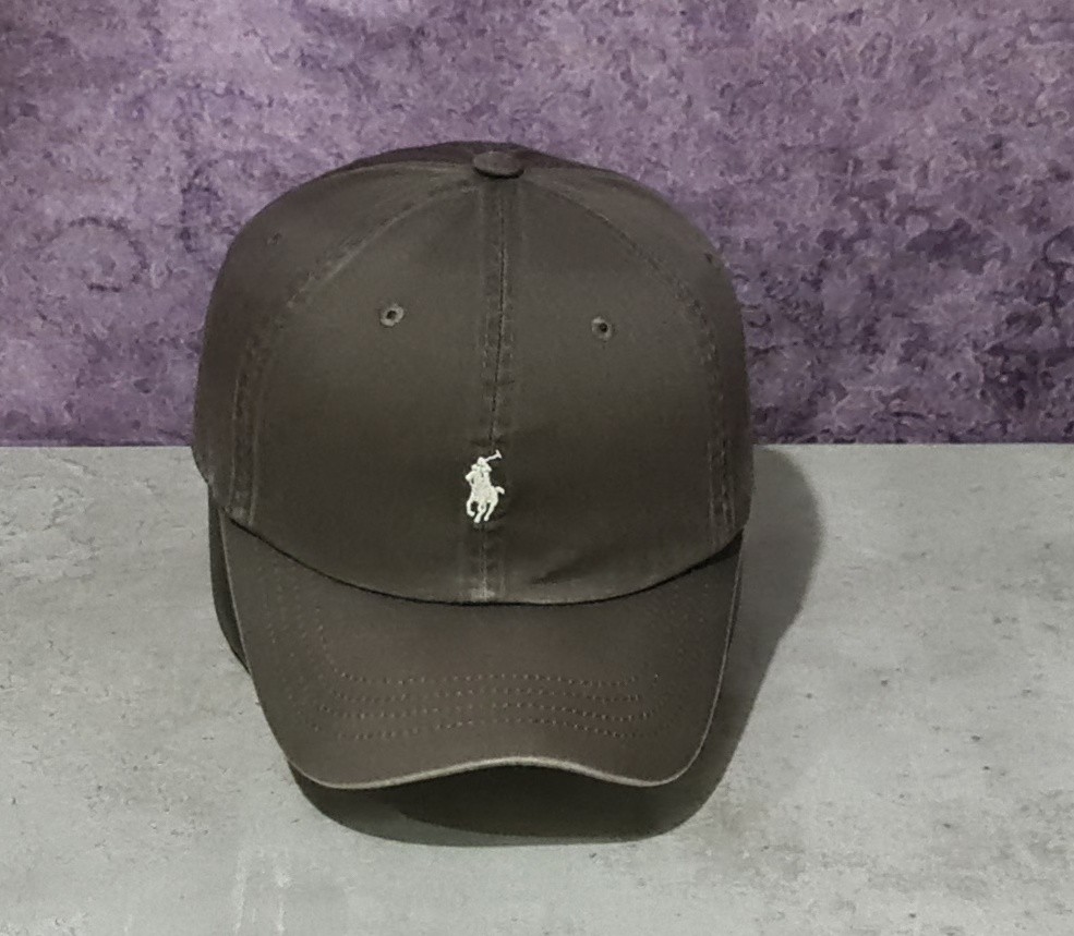brown polo hat