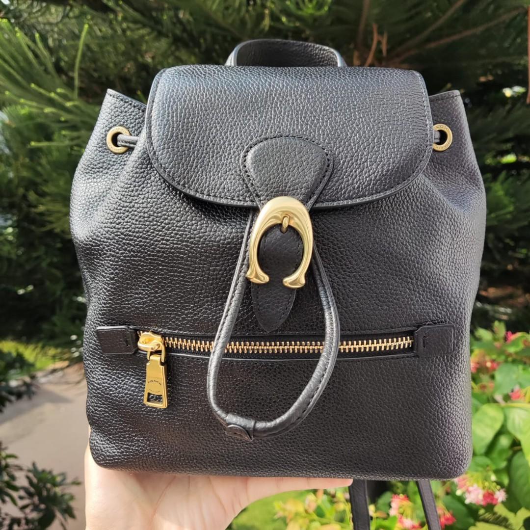 Ready Supp Coach Evie 22 Backpack Black Nett Exclude ongkir