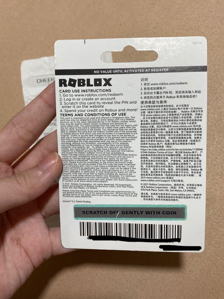 WTT/WTS $75 robux giftcard (pls look at description for more info), Video  Gaming, Gaming Accessories, In-Game Products on Carousell