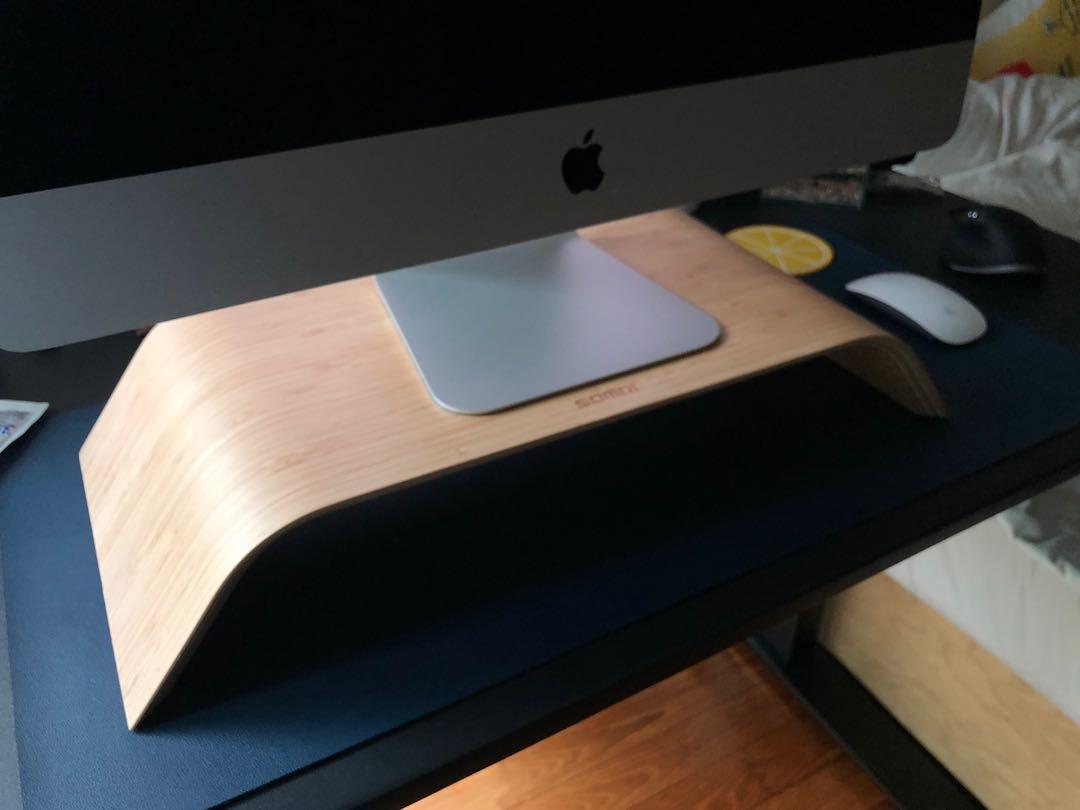 SAMDI Computer Screen Bamboo Monitor Stand Riser, Computers & Tech