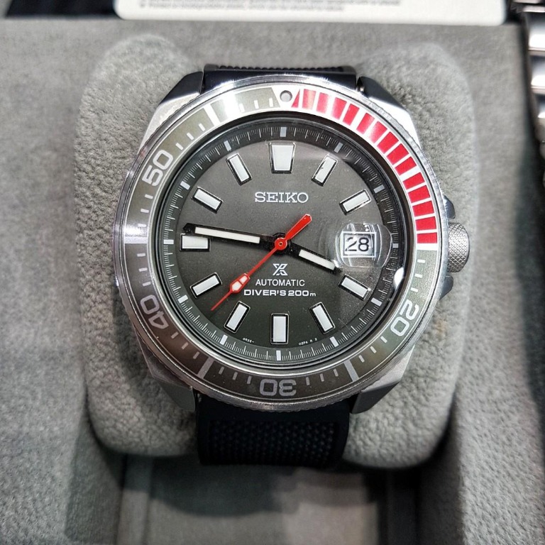 Seiko Samurai Limited Edition Grey Zimbe 9 SRPD13k, Men's Fashion, Watches  & Accessories, Watches on Carousell