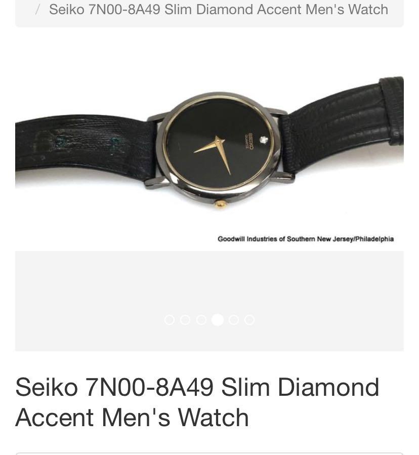 Seiko Vintage Black Watch, Men's Fashion, Watches & Accessories, Watches on  Carousell