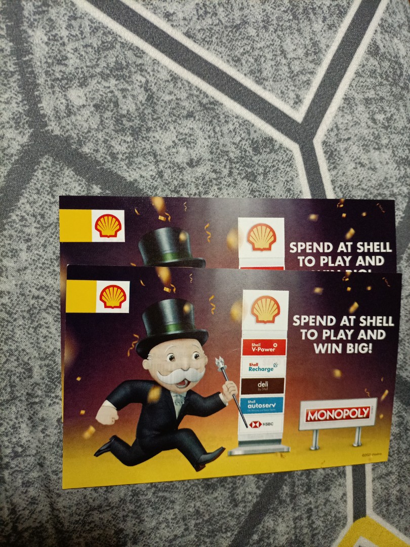 Shell Monopoly, Tickets & Vouchers, Vouchers on Carousell