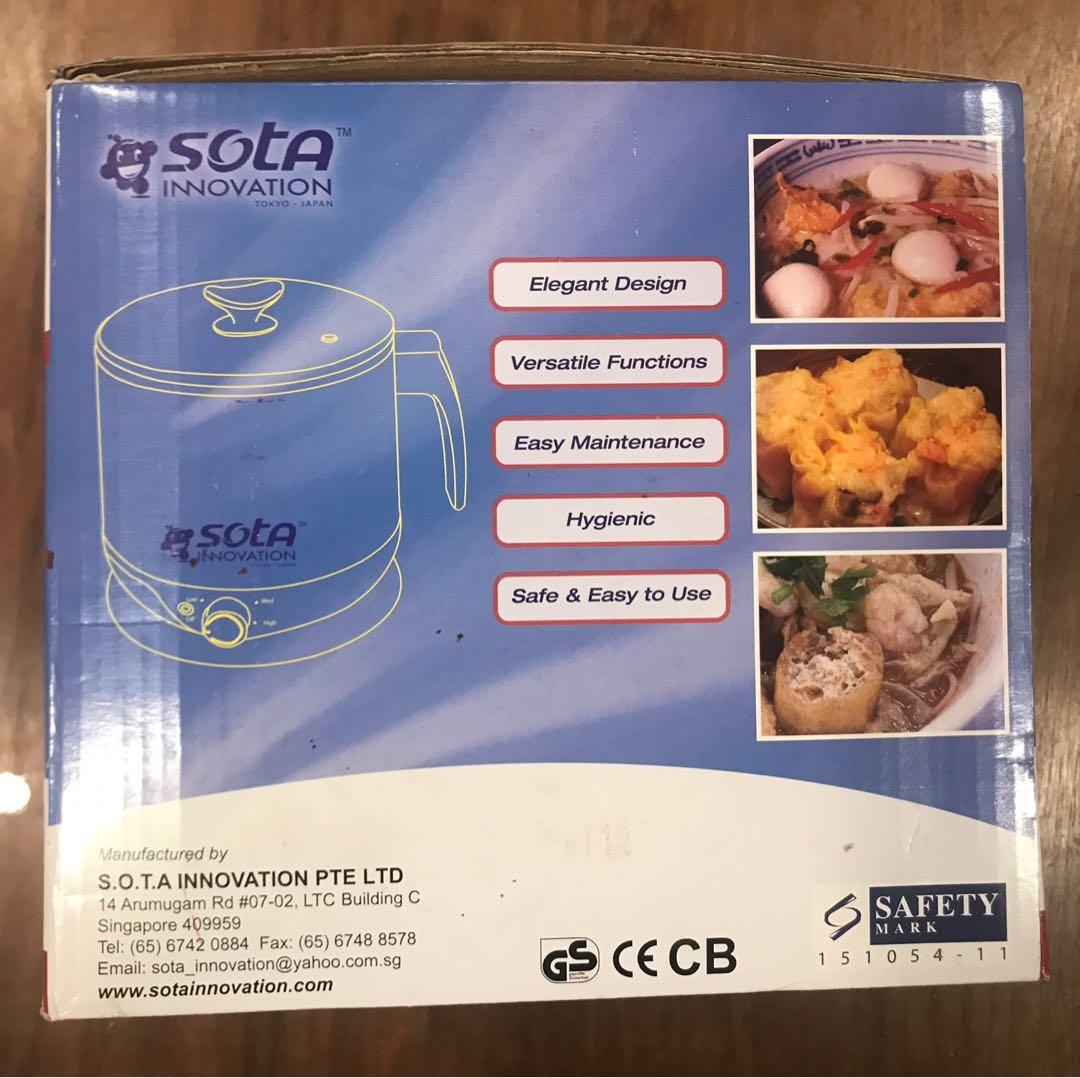 Sota Electric Multicooker (SOTA9088), TV & Home Appliances, Kitchen