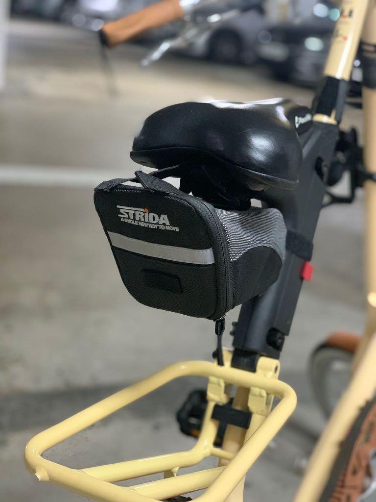 Strida saddle bag ， 尾袋, 運動產品, 單車及配件, 單車- Carousell