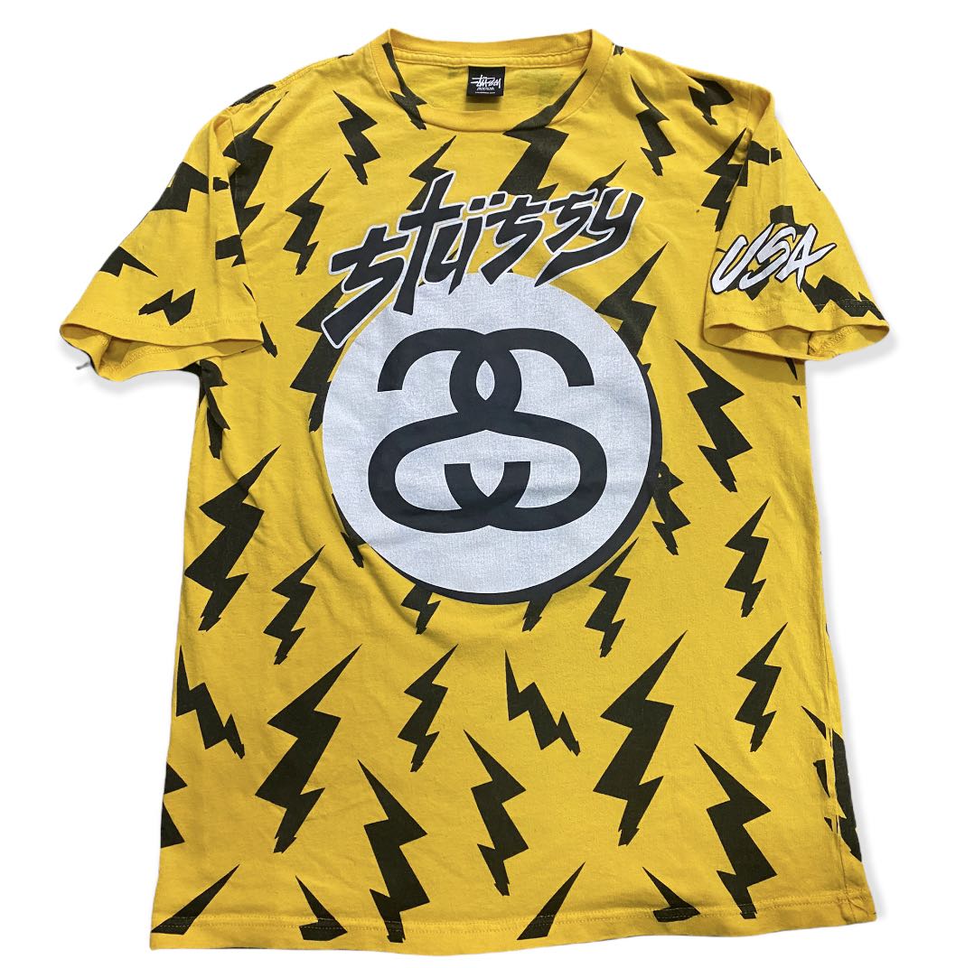 Stussy lightning shirt sale