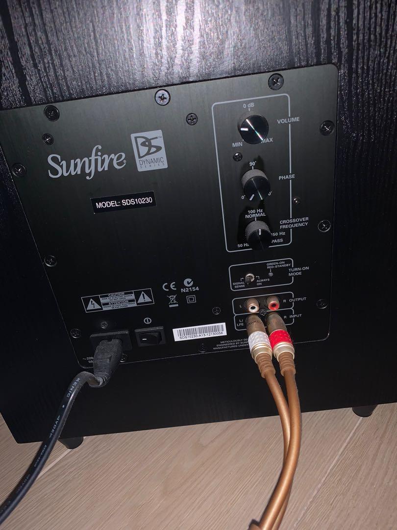 Sunfire subwoofer deals sds 10