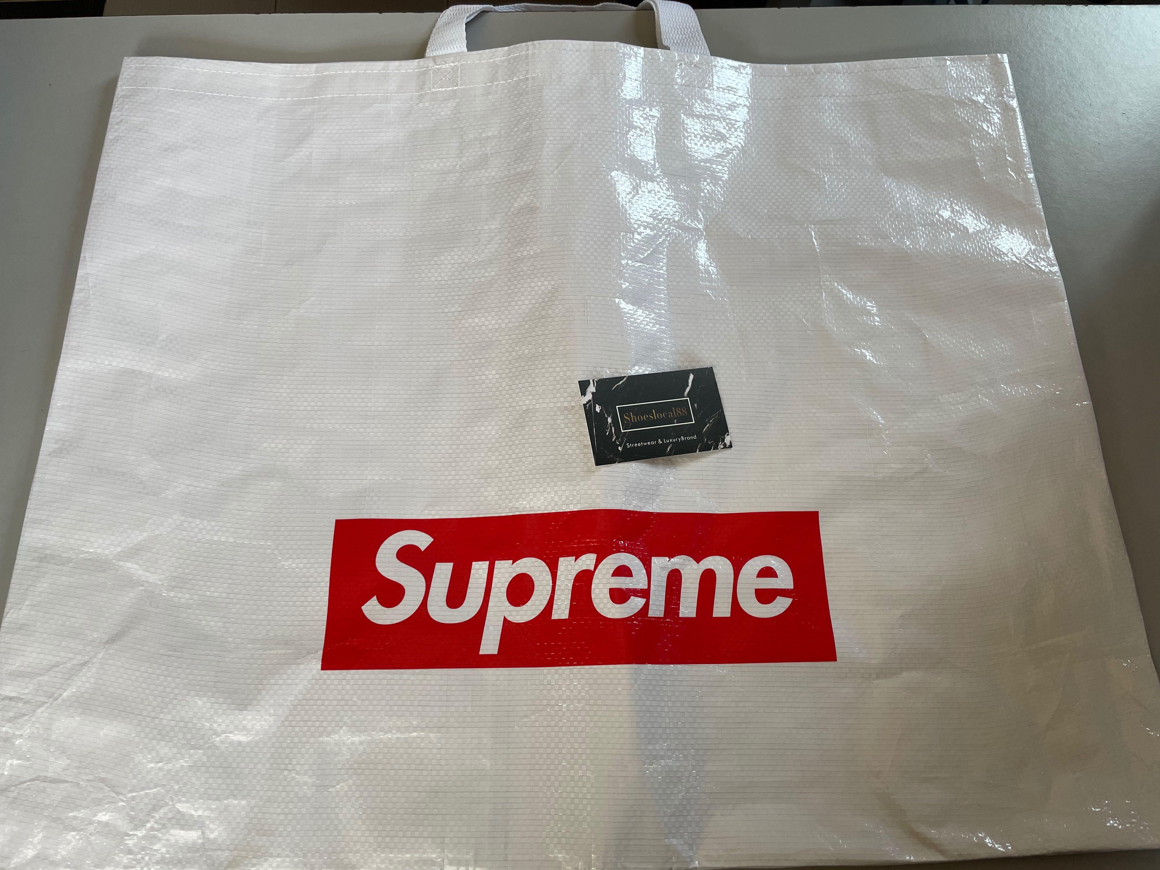 Supreme 21FW recycle Bag ( Woven bag) L size, Men's Fashion, Bags