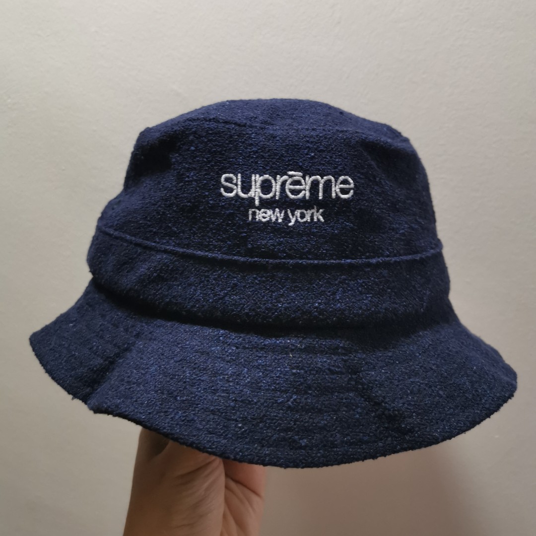 Supreme 21SS Classic Logo Terry Crusher Bucket Hat