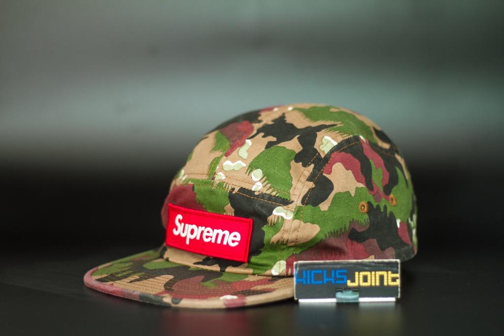 [RESERVED] Supreme Duck Camo Camp Cap (Green), used but not beat