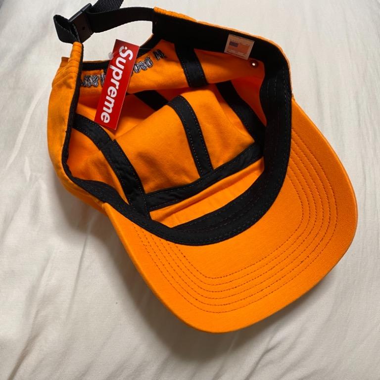 Supreme FW20 military camp cap orange, 男裝, 手錶及配件, 棒球帽