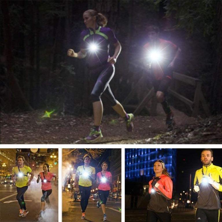 Suptig Outdoor Sports Photography,Chest Light Night Running Warning ...