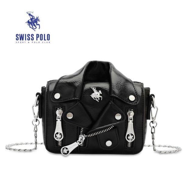Swiss Polo Chain Belt Bag DEFECT