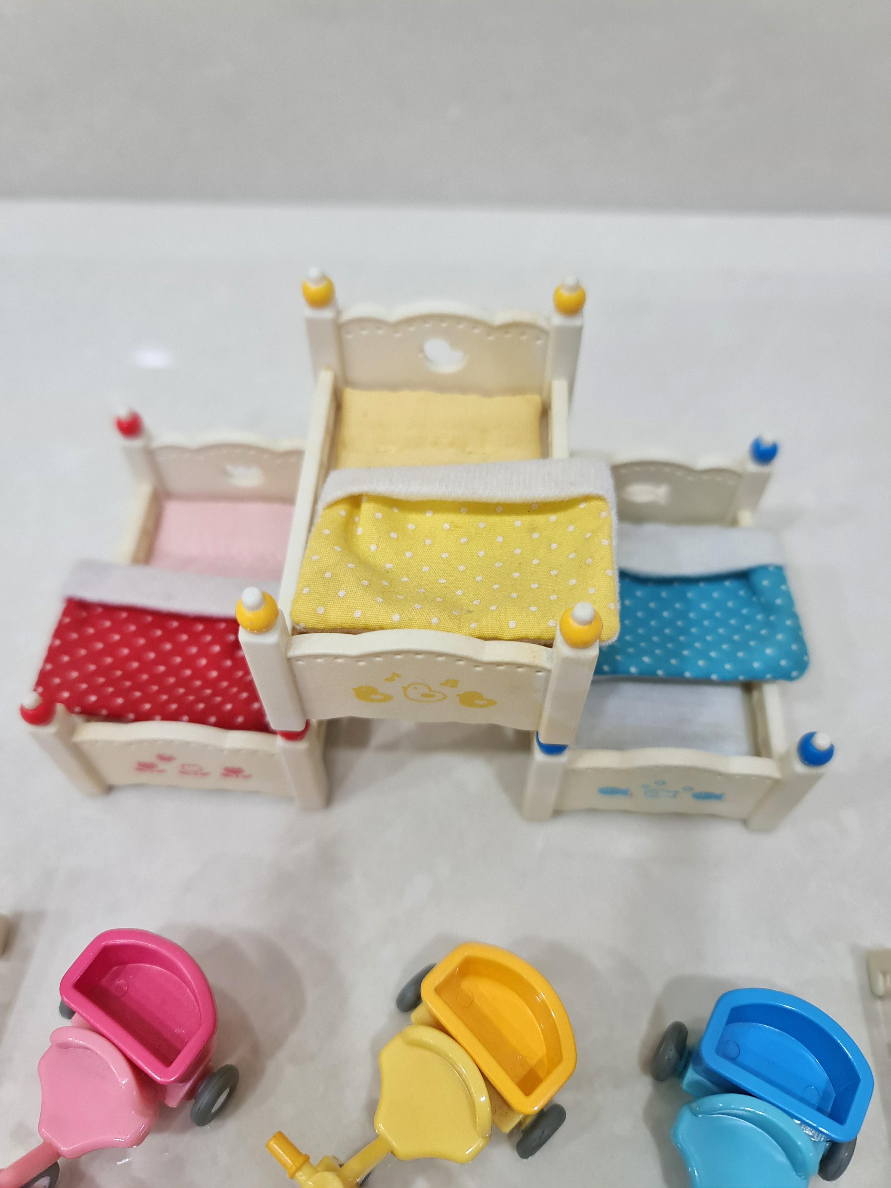 Sylvanian Families Triple Bunk Beds Tricycle