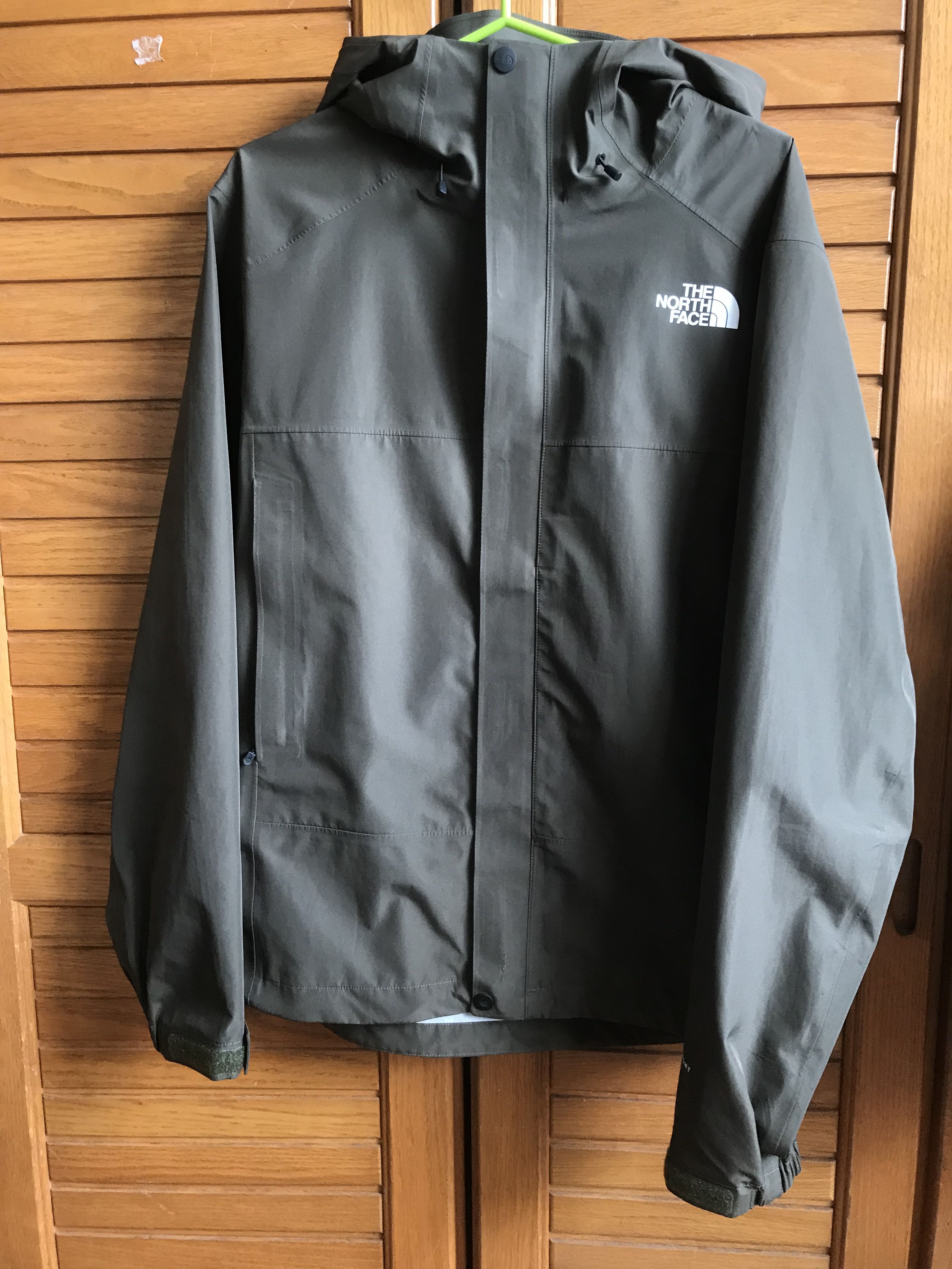 THE NORTH FACE FL Drizzle Jacket 防風防水外套軍綠M, 他的時尚, 外套