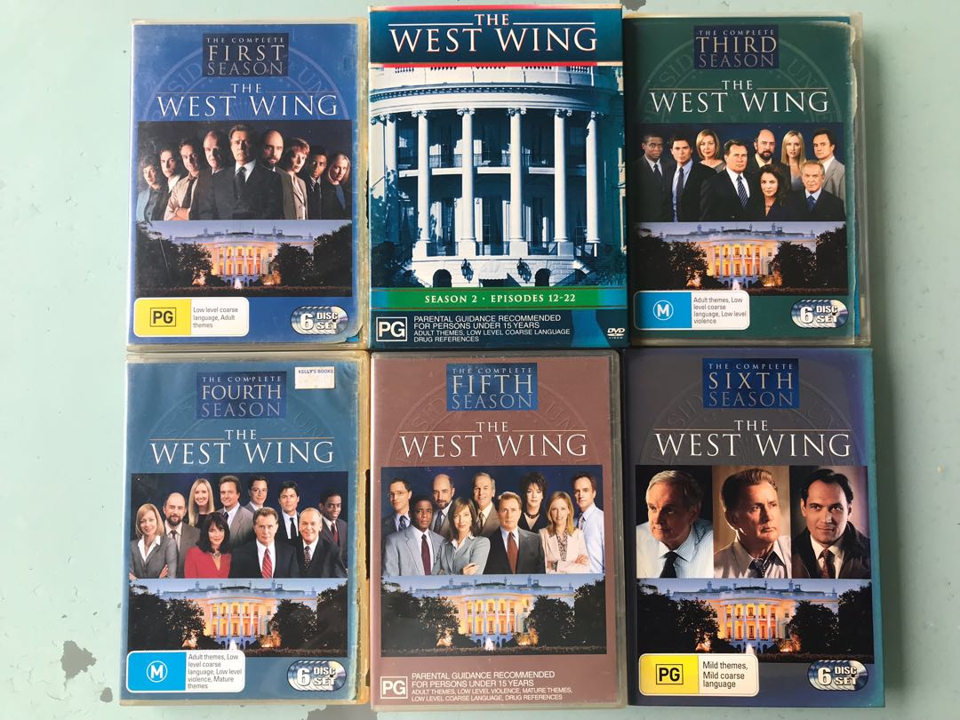 The West Wing complete set of 6 series DVD, Hobbies & Toys, Music