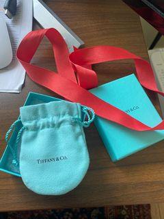 Tiffany jewellery box and bag