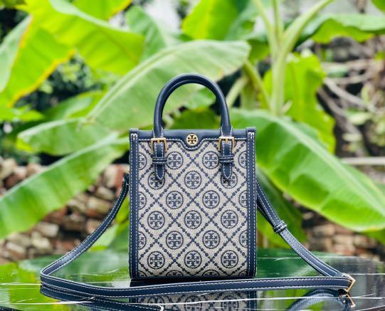 Tory Burch Mini Jacquard T Monogram Tote Bag