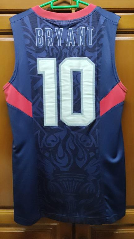 2008 Beijing Olympics Nike USA Basketball size S 10 Kobe Bryant