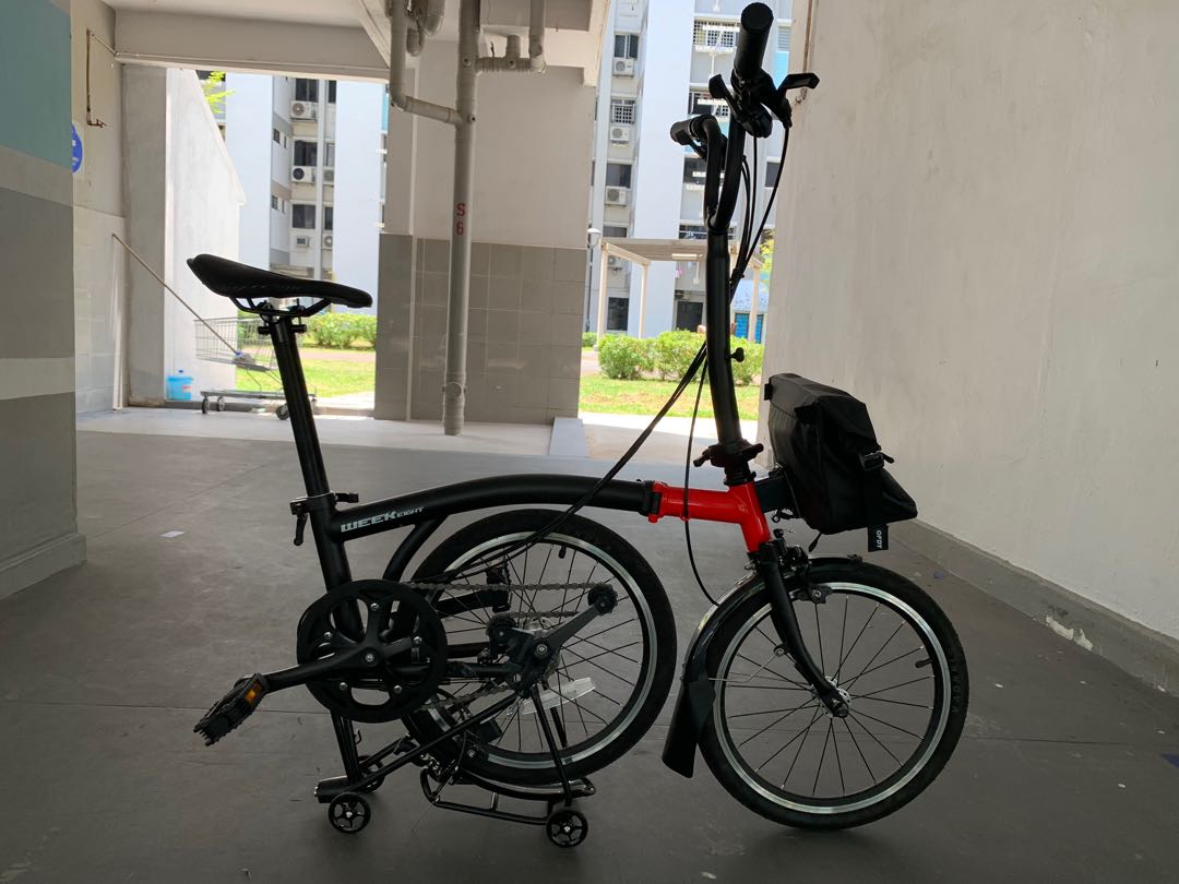 Weekeight hotsell folding bike