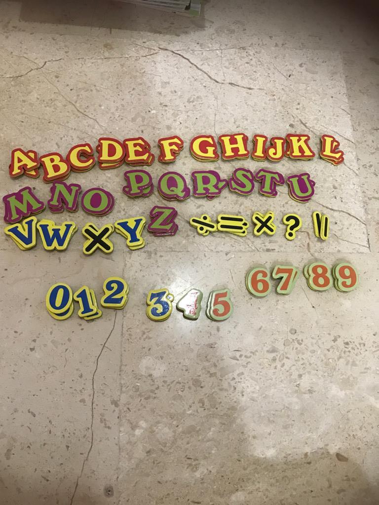 Whiteboard and alphabet Hobbies & Toys, Toys & Games on Carousell