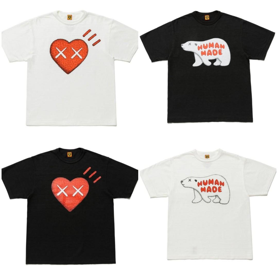 海外ブランド Human 2xl 6 White Tee Heart Kaws Made Tシャツ カットソー 半袖 袖なし Www Rajfoods Com Au