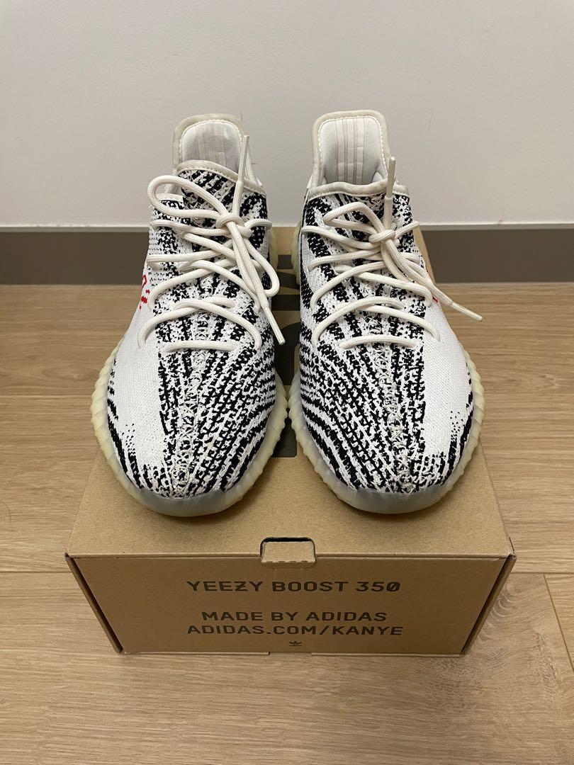 Yeezy 350 zebra authentic sales