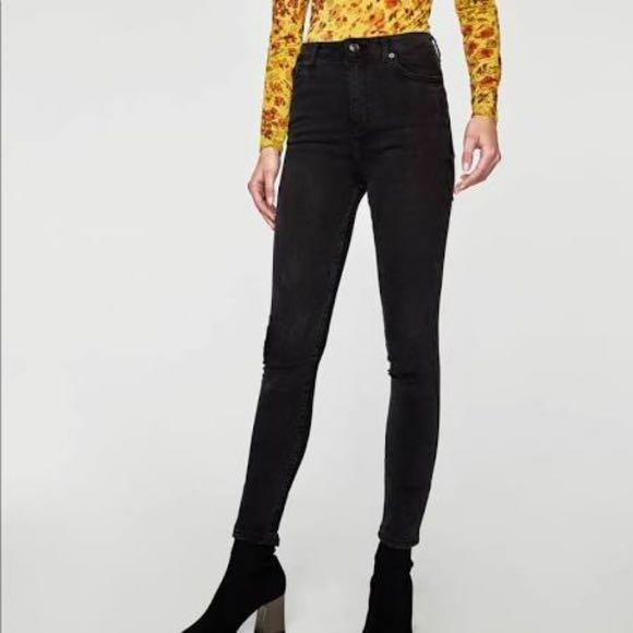 zara skinny jeans high waist