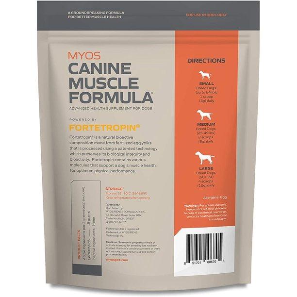 12.7 Ounce MYOS Canine Muscle Formula Clinically Proven AllNatural
